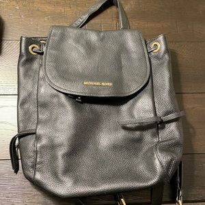 Michael kors black backpack